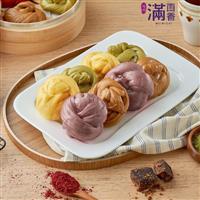 ｛北農嚴選(暢銷新品)｝【滿面香】戀煉彩虹卷-8入裝(抹茶/紫薯/枸杞/伯爵茶)(奶素)