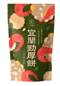 ｛北農嚴選(暢銷新品)｝【宜蘭市農會】宜蘭勁厚餅-三星蔥櫻花蝦
